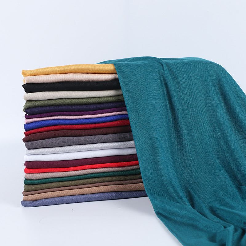 G44 Sweat cloth cotton Modal plain jersey hijab 140G  26COLOR