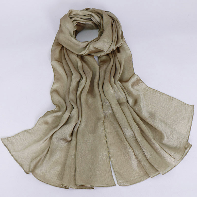 YW94 satin silk plain hijab