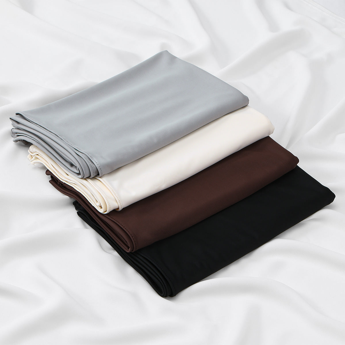 YW519  Summer Autumn Plain Mercerized Cotton Sun Protection Hijab