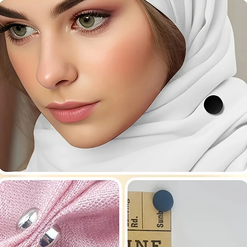 DJ130  Alloy macaron strong magnetic fixing buckle - MOQ:12