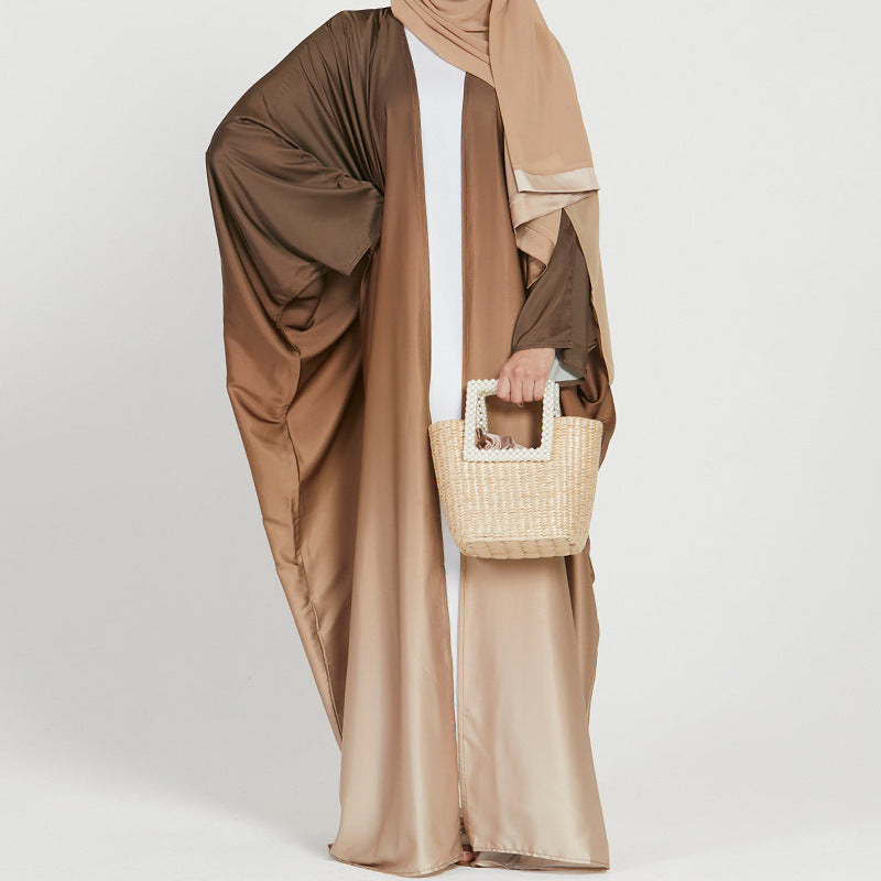6750 Color Gradient Mobre Muslim Abaya