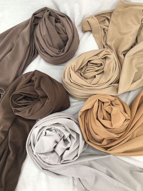 HY008 Crystal Hemp Jersey Hijab