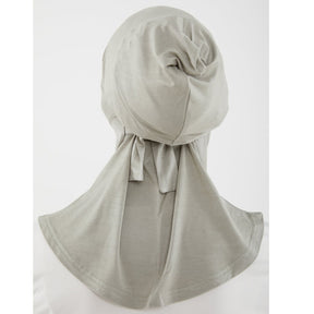 HM068 Muslim new shawl pullover hat solid color headscarf