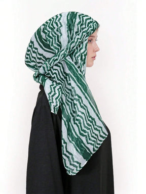 MYM08 Wavy Modal Scarf/hijab