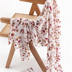 FH23-5413 floral printed winter scarf