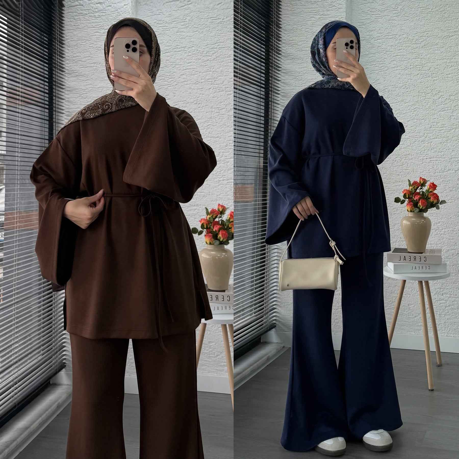 LR1131&LR1132 Plain 2-Piece Set - Available in Two Fabric Options