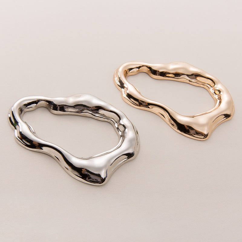 28256 Swimwear Decorative Special-shaped Alloy Button - MOQ: 30 pcs/color