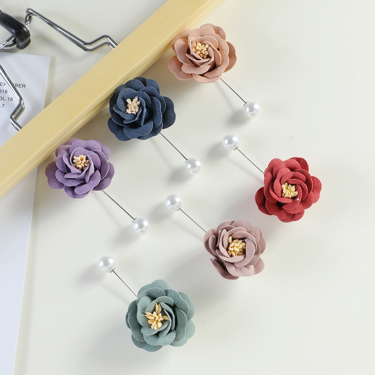 BZ012 Rose hijab/tudung pins