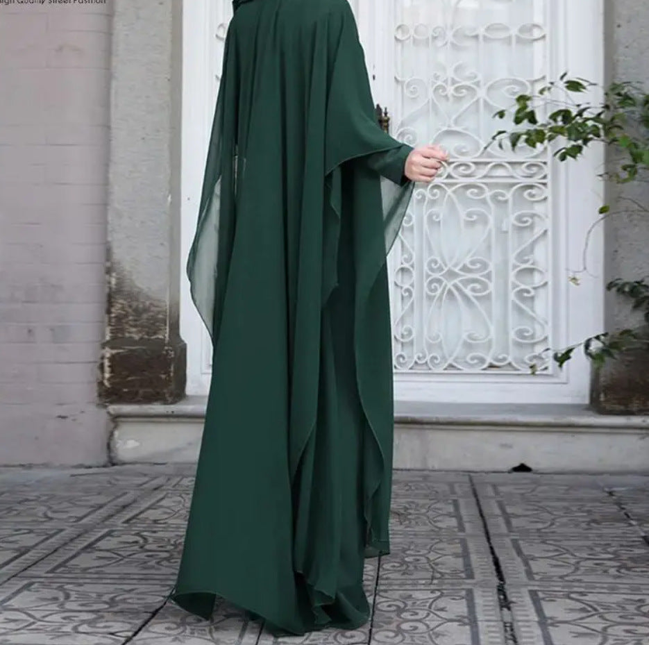 A1167 212 232  Women's Spring Autumn Mock Two-Piece Vintage Loose Crewneck Dress