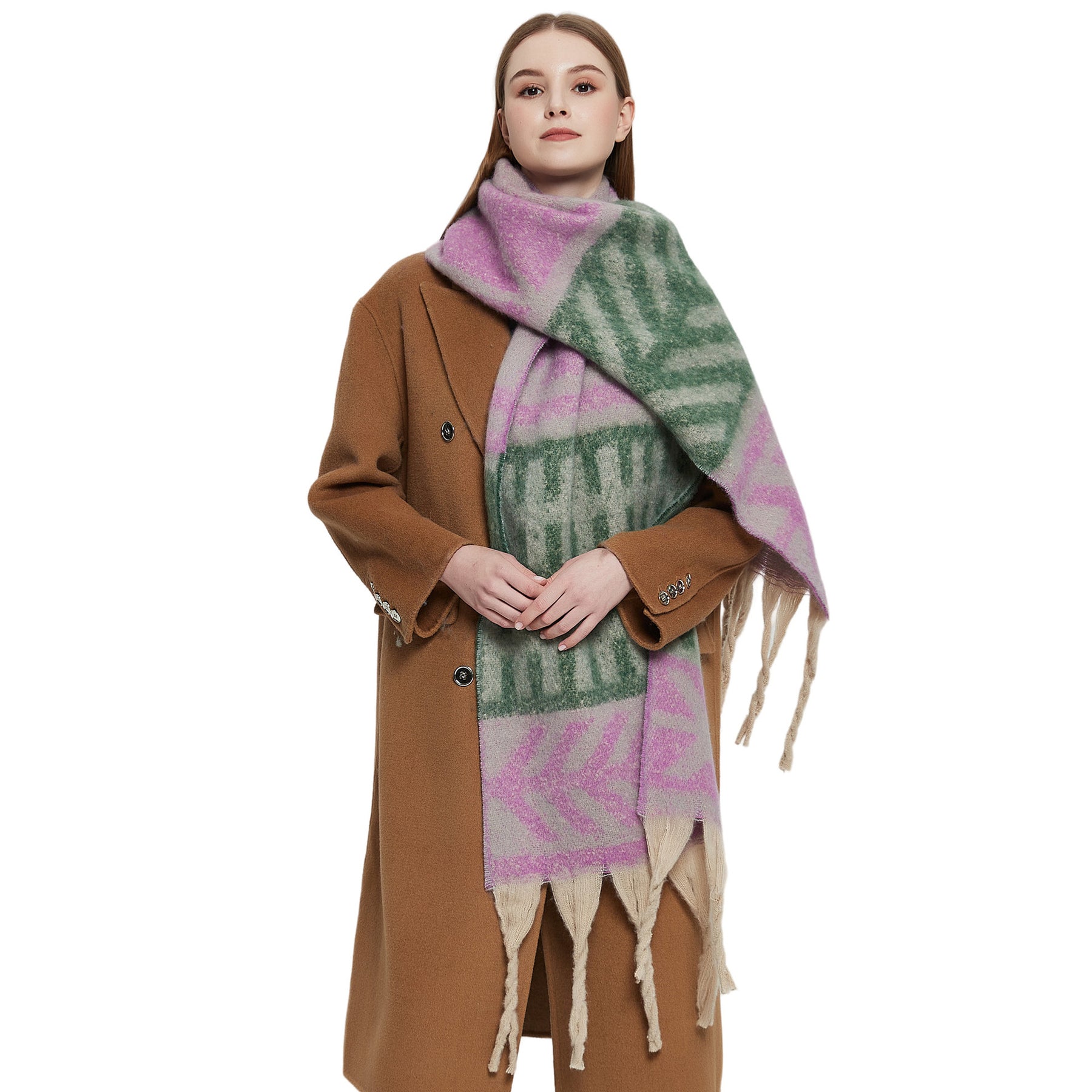 JH-TH22 fashion tassel winter scarf