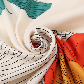 FJ458 110*110 printed hijab kerchief scarf