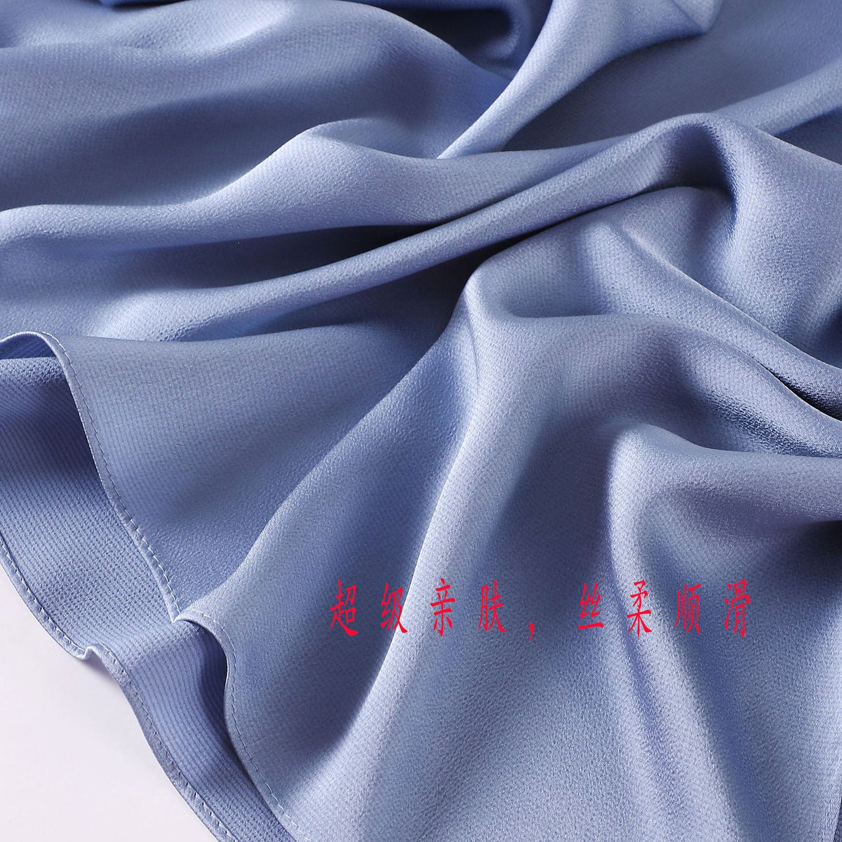 W-0048 plain chiffon Hand set diamond hijab scarf