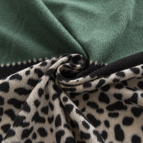 FH23-5453 leopard print winter scarf