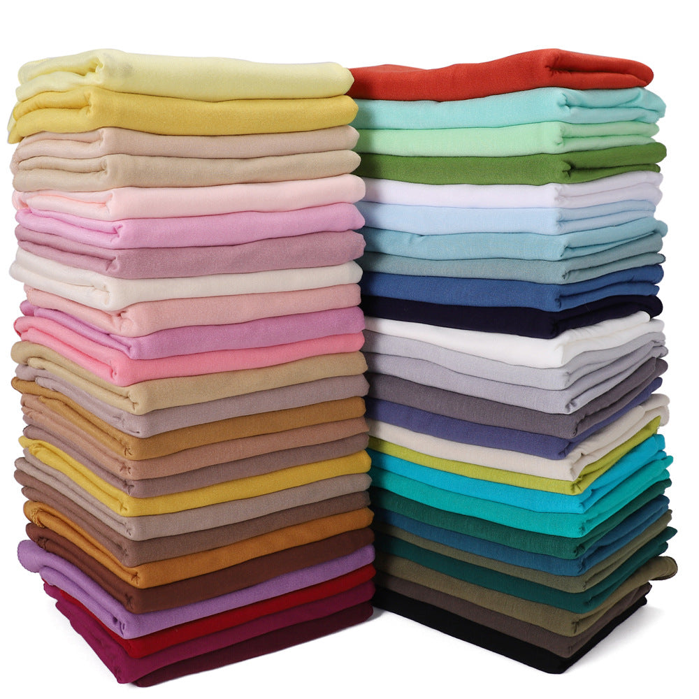YZ101  Small-Size Plain Mercerized Cotton Jersey Hijab