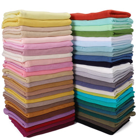 YZ101  Small-Size Plain Mercerized Cotton Jersey Hijab