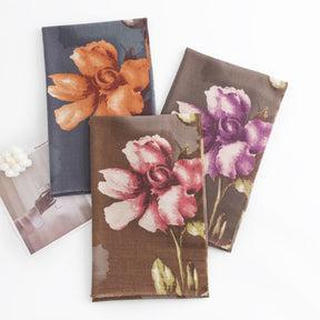 FH23-5287 Flowers printed winter scarf