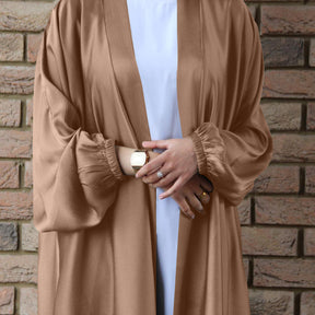 LR469 plain muslim abaya