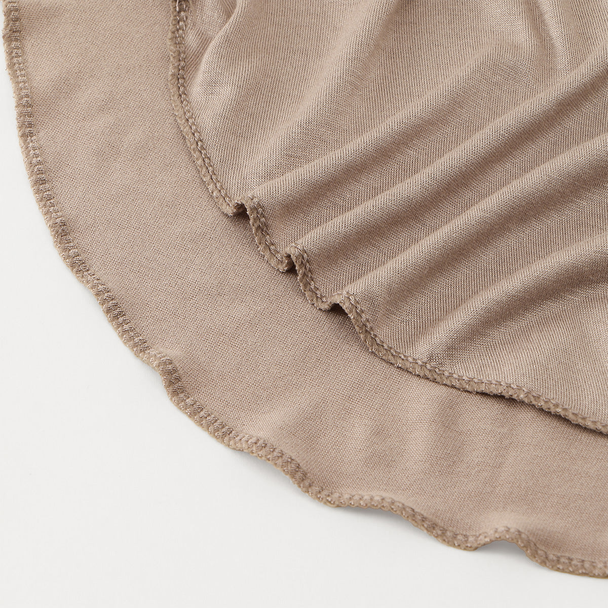 MSL257  Crystal Linen Crinkle Hijab Undercap