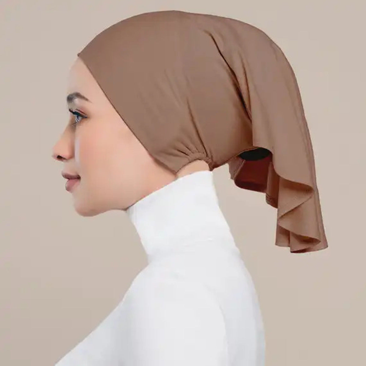 MSL086  Crystal linen solid color simple bottoming cap