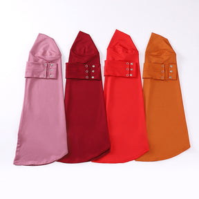 MSL305  Plain Chin-Covering Convenient Hijab Undercap