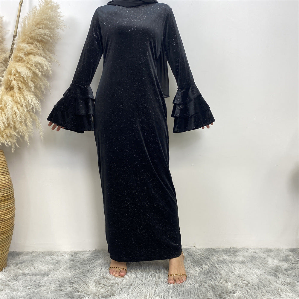 6201 fashion muslim abaya dress