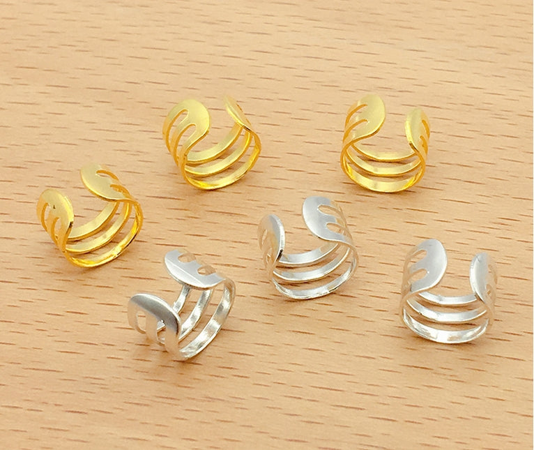 TX001  Hijab Decorative Iron C Hair Extension Ring