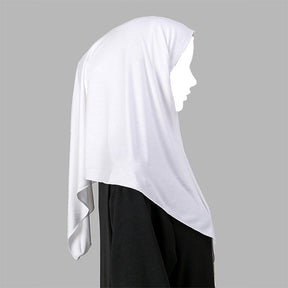SW021   Plain Mercerized Cotton Instant Hijab