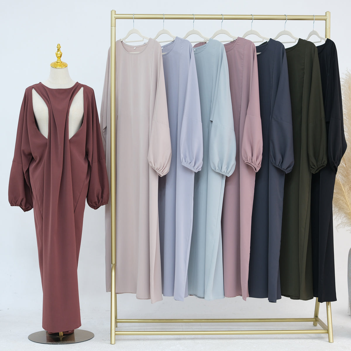 LR893  abaya nursing dress