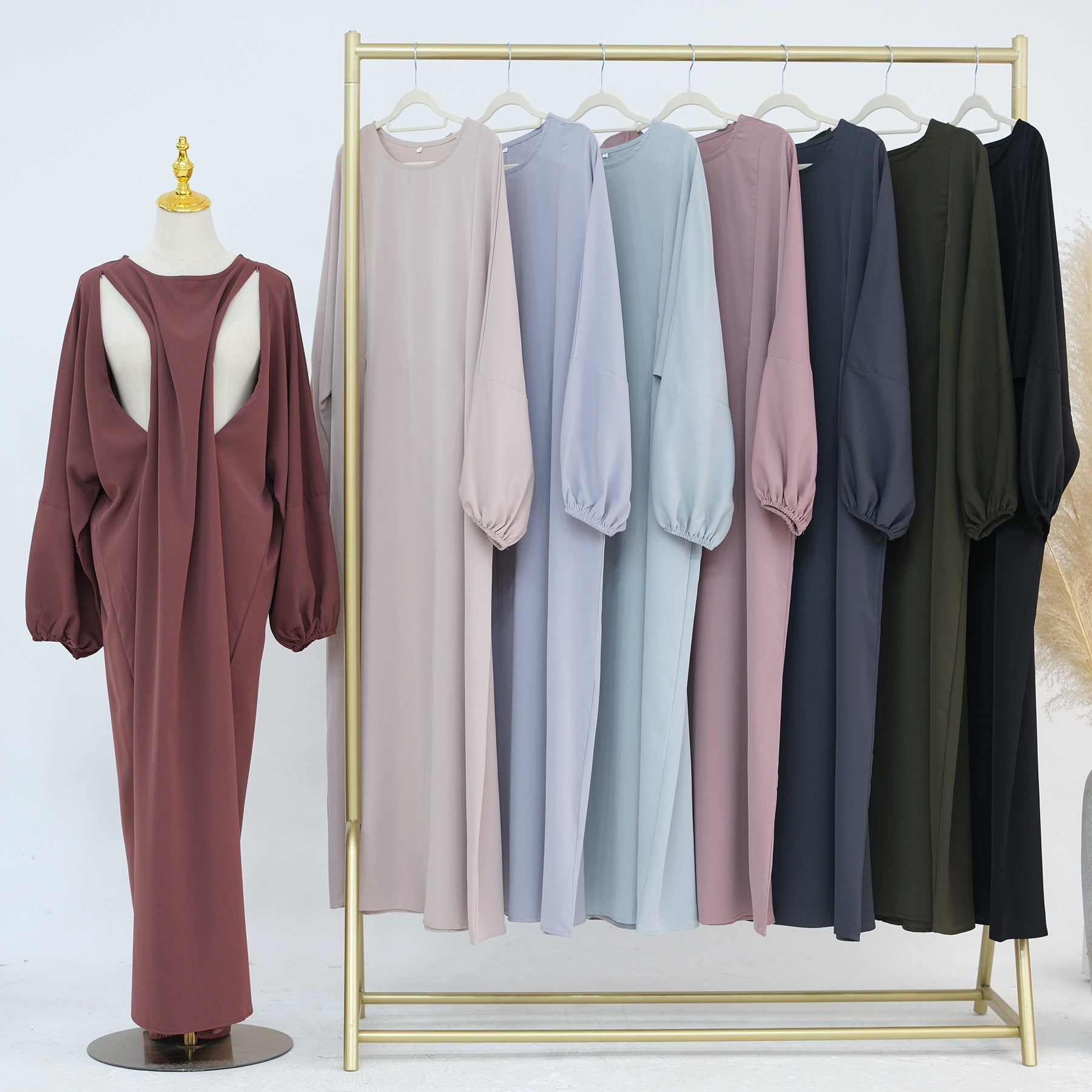 LR893  abaya nursing dress