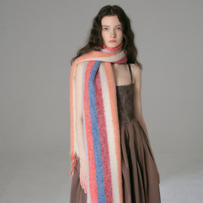 TLQHZZ-087 Vertical stripe winter scarf