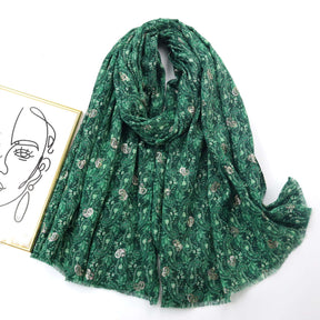 220928 stamping cashew printed scarf