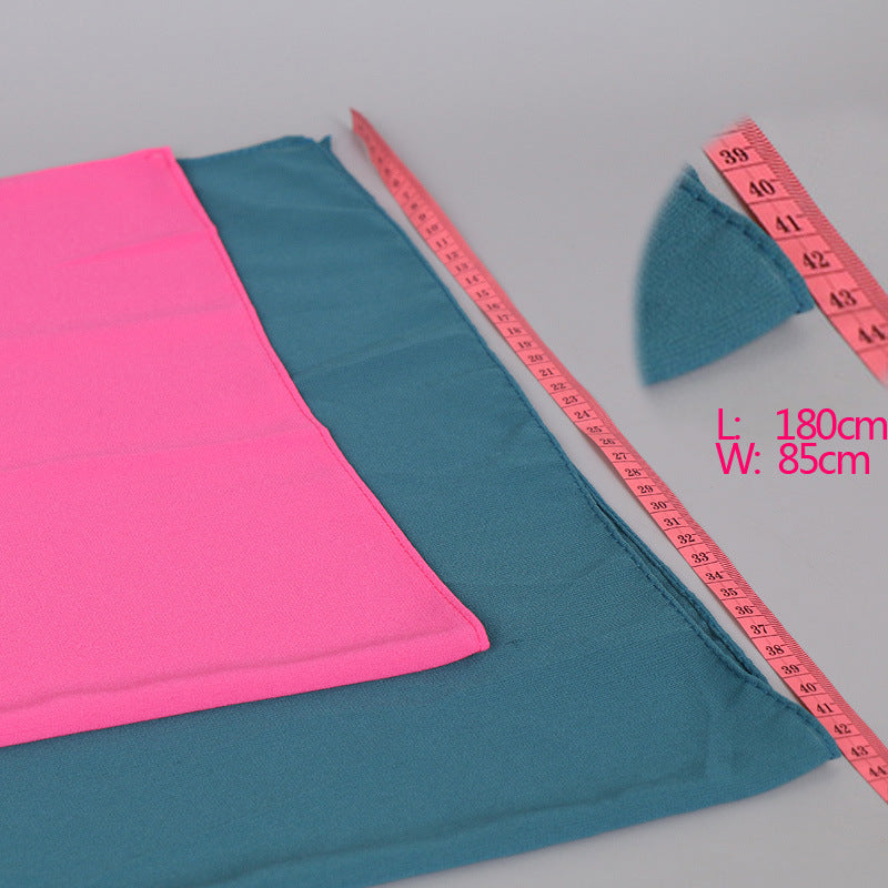 YW018 85*180 Pearl chiffon hijab