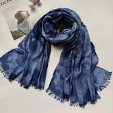 17A64  50 rayon cotton handmade tie-dyed scarf splash-ink ethnic wind tie-dyed shawl seaside beach silk scarf