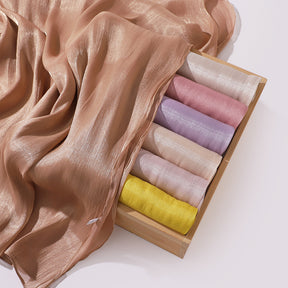 G690  Bright silk fabric breathable cool hijab