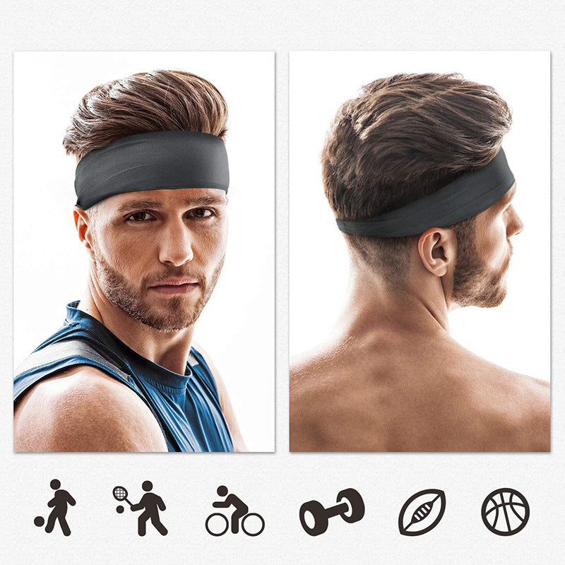 1952  Men's Sports Elastic Moisture-Wicking Headband