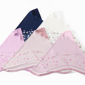 MSL235  Floral Printed Polyester Instant Hijab