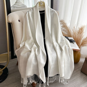 ZM001  Cashew Print Faux Cashmere Double-Sided Autumn Winter Scarf