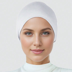 MSL124  Solid color jersey hijab cap
