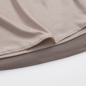 JB006  Button Neck Liquid Jersey Hijab Cap