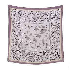 FJ856  110*110 floral print scarf
