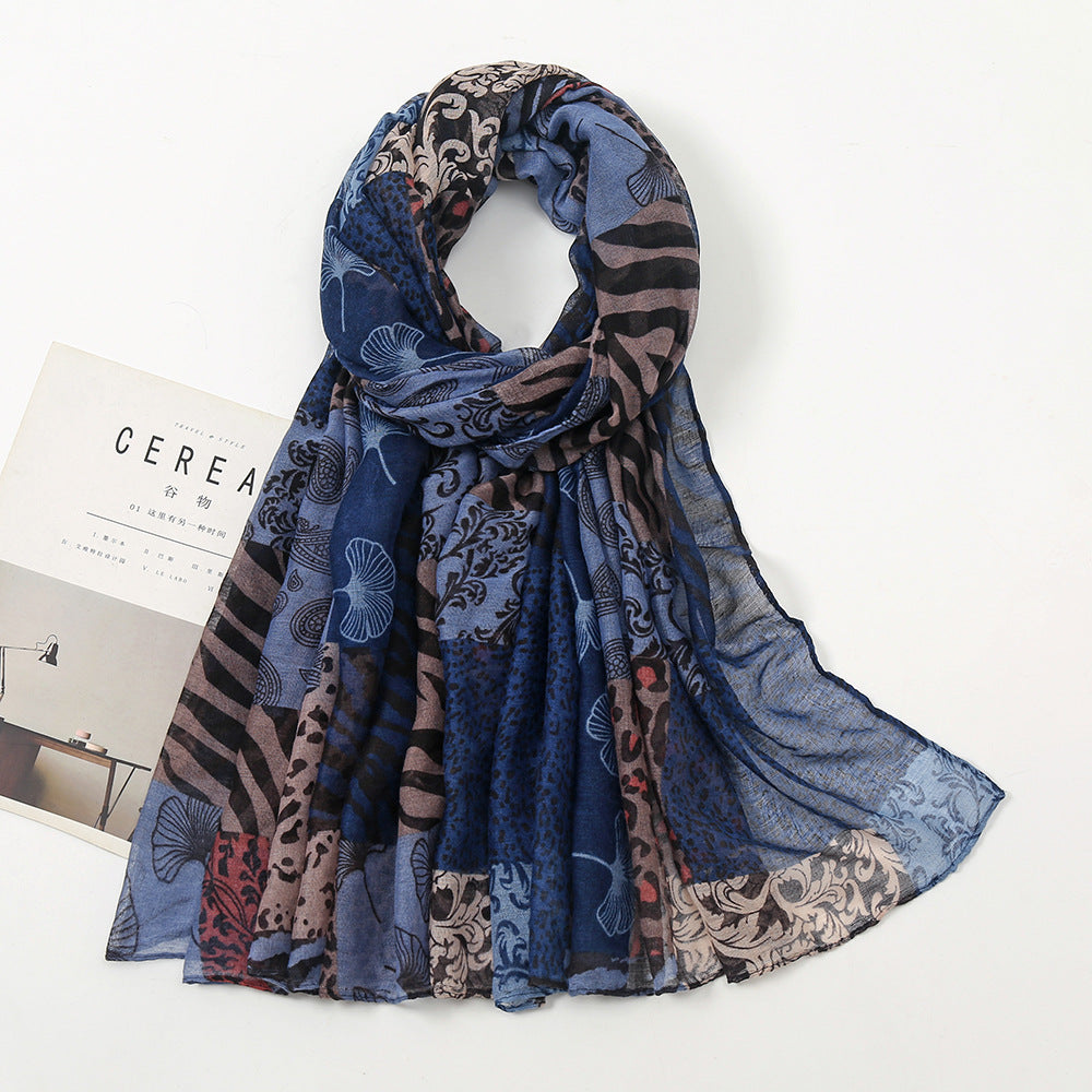 VS507 printed scarf voile hijab