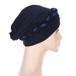 fashion Milk silk hijab turban hat