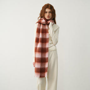 TLQHZZ-112 Checkerboard grid winter scarf