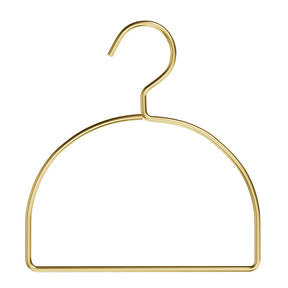5+6740  Gold-Tone Hanging Metal Garment Hanger - MOQ:10pcs