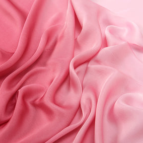 ZS150 gradation color satin silk hijab scarf