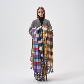 2023-08-31 Plaid stripe winter scarf