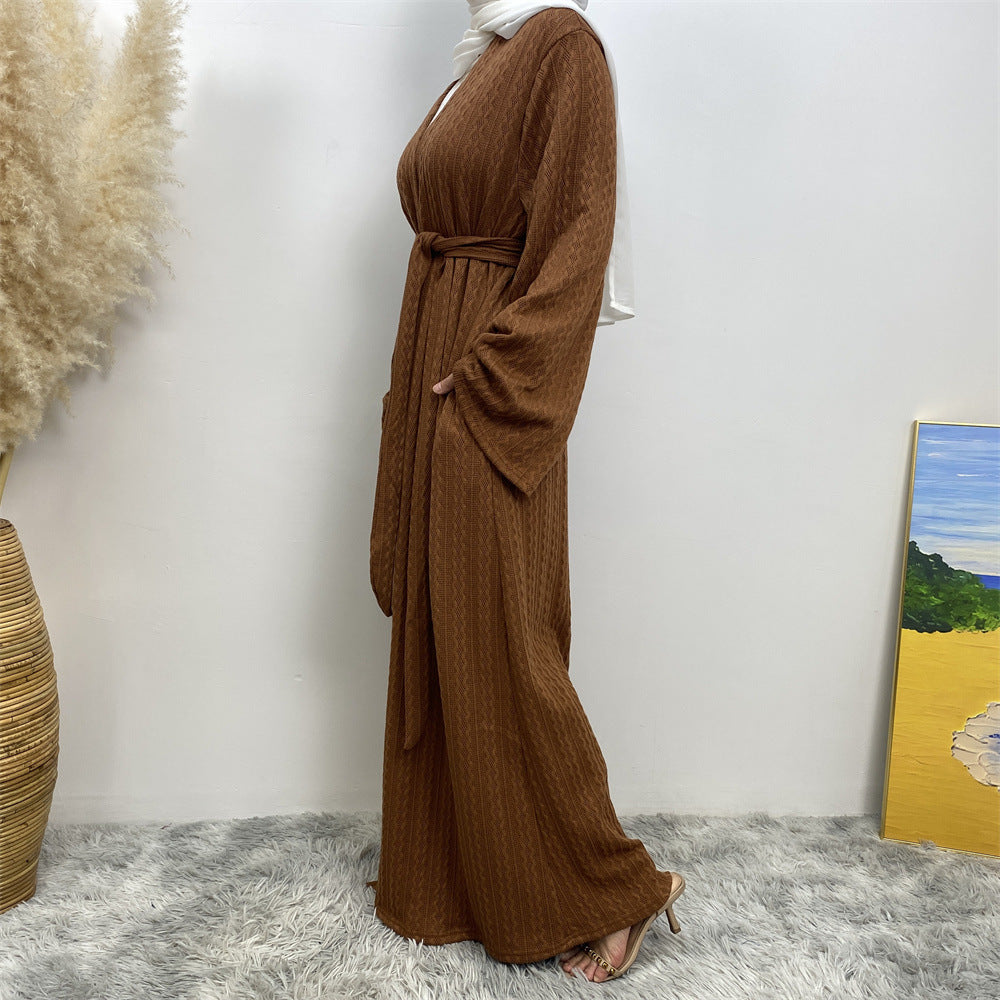 1955-1  Minimalist Knit Sweater Cardigan for Fall & Winter