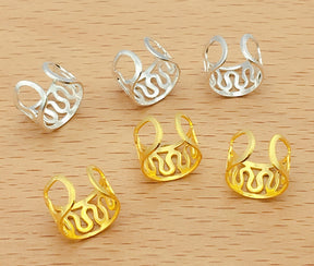 TX001  Hijab Decorative Iron C Hair Extension Ring