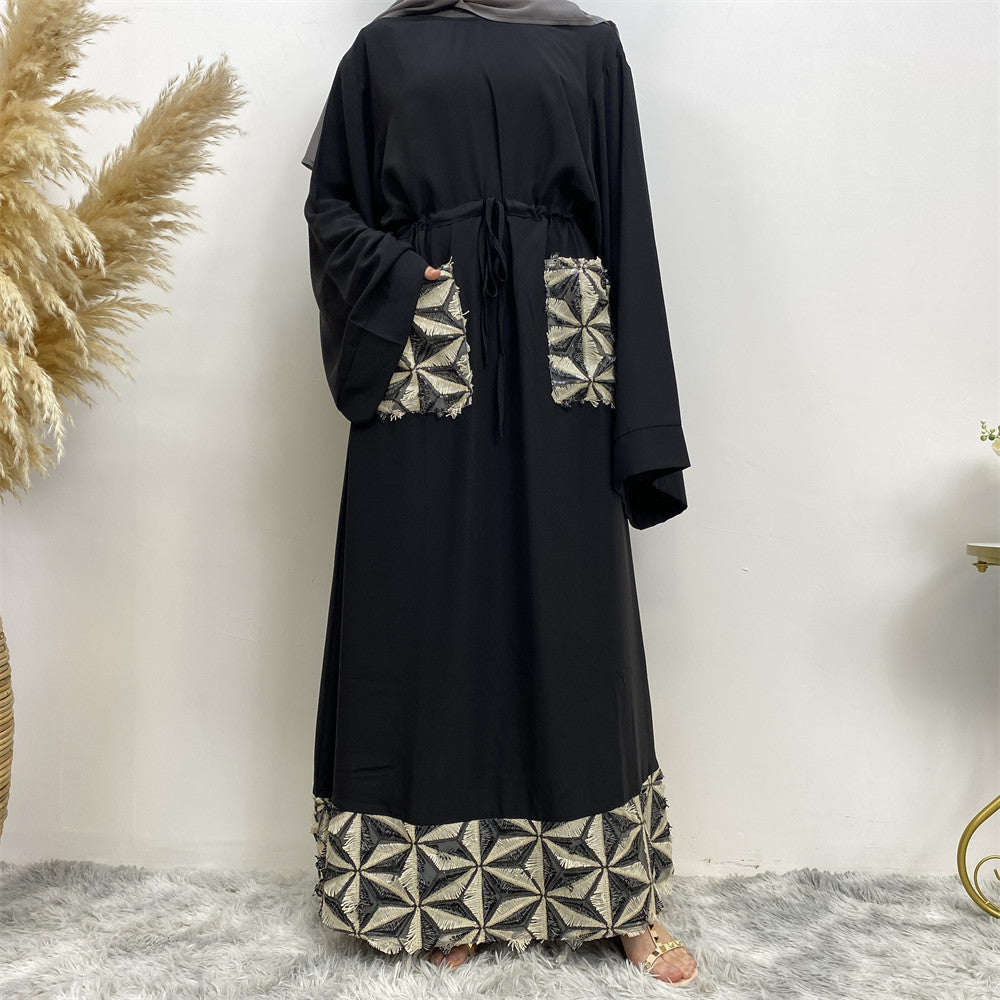 6402 fashion muslim abaya dress