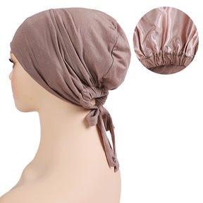 TJ010 Instant Hijab Under Cap with Inner Layer